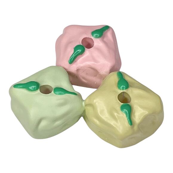 American Girl Petit Fours Samanthas Party Treats Set (3) Sweet Treats Candy Vtg - Picture 5 of 5